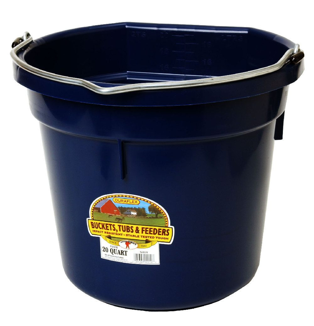 値下げ！！リーニンBUCKETS 26センチ Little Giant 20 Quart Flat Back Bucket- Horse Barn Buckets