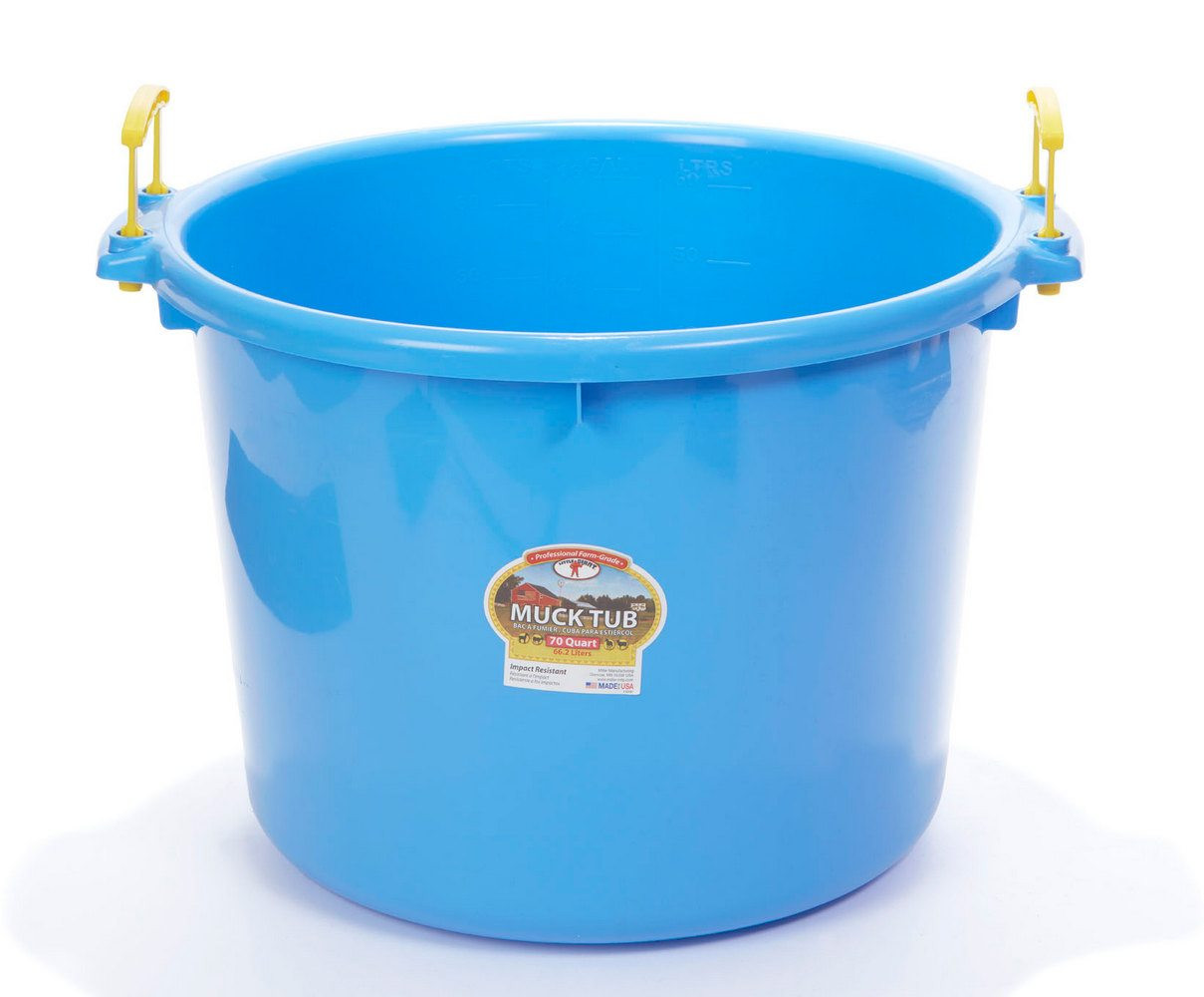 Little Giant 70 Quart Muck Tub- Horse Barn Supplies
