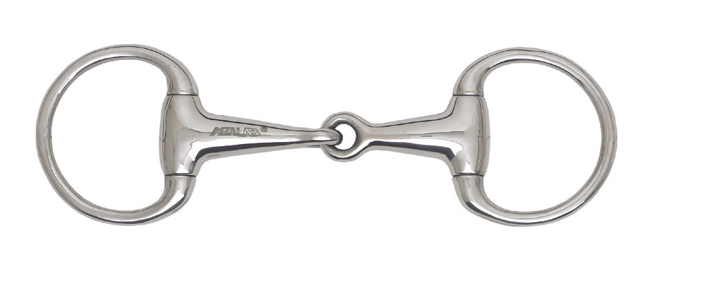 Shires Flat Ring English Eggbutt Bit – 5 1/2 Zoll, Dünnes Mundstück Für Pferde Mit Kleinem Maul