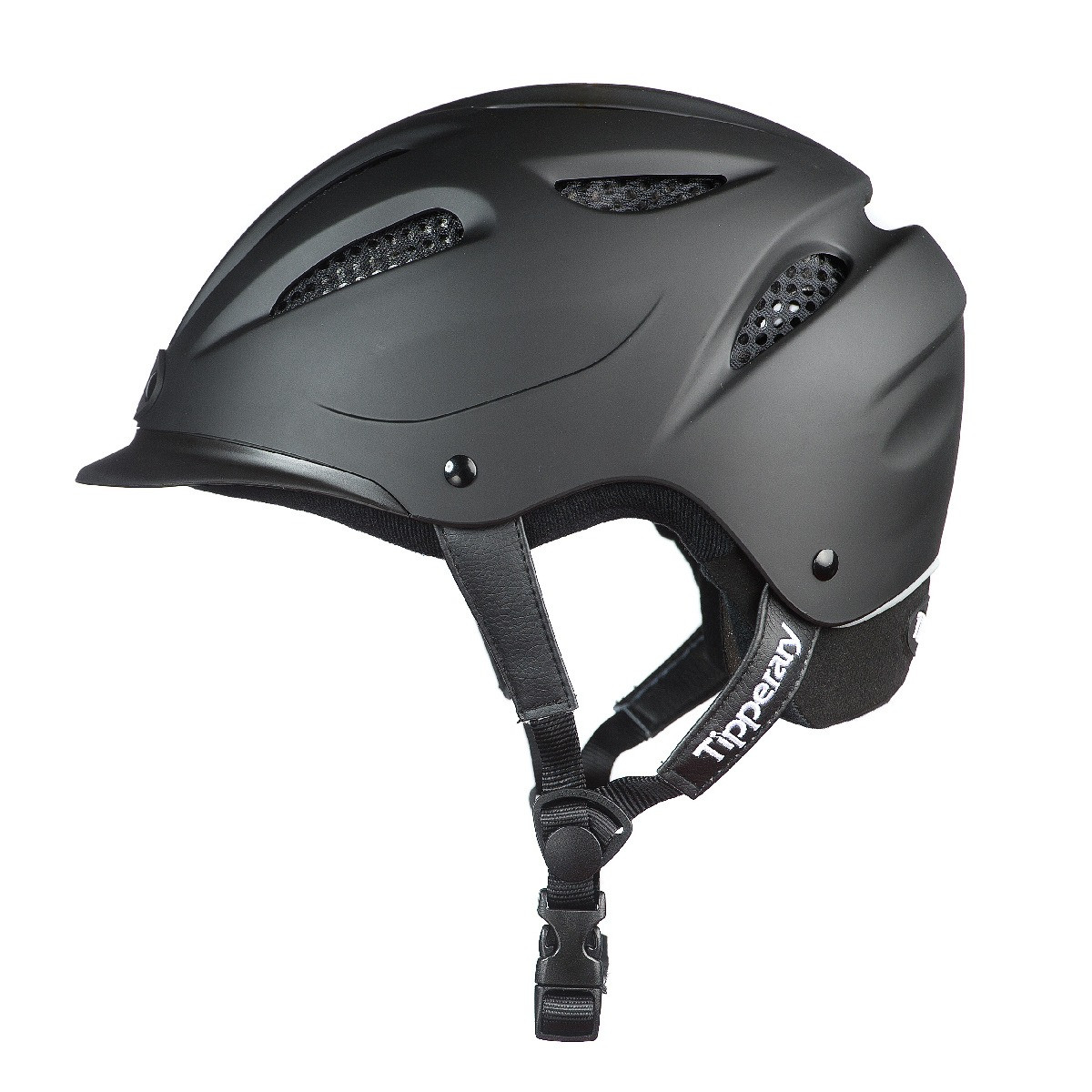 Casque D'équitation Tipperary Sportage Gris Carbone Visière Ventilée Taille M - Occasion