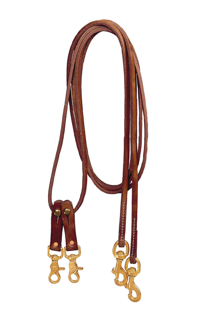 Tory Leather Pulley Draw Reins Horse Training Reins