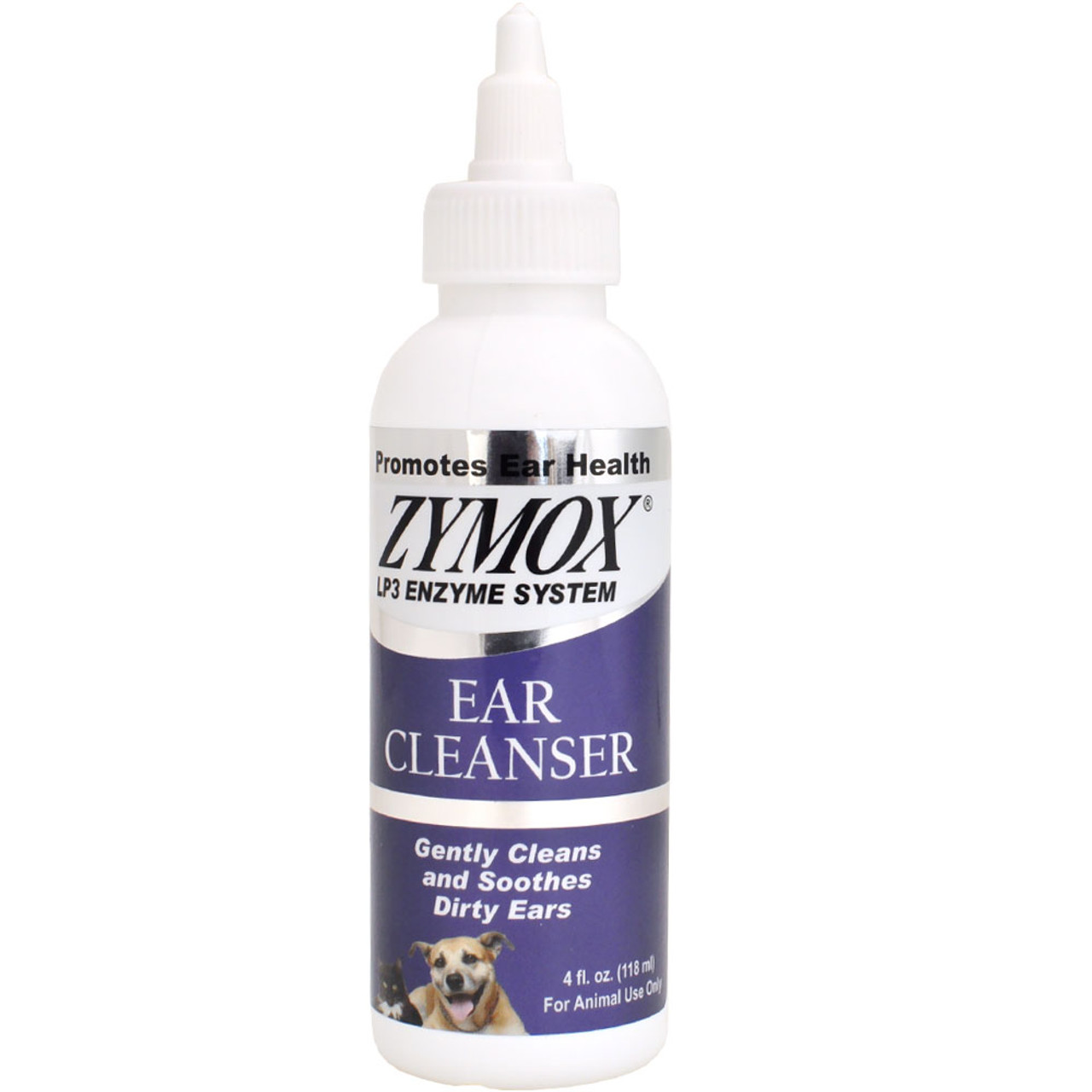 Zymox Ear Cleanser Solution, 4 oz, nontoxic, multispecies, non