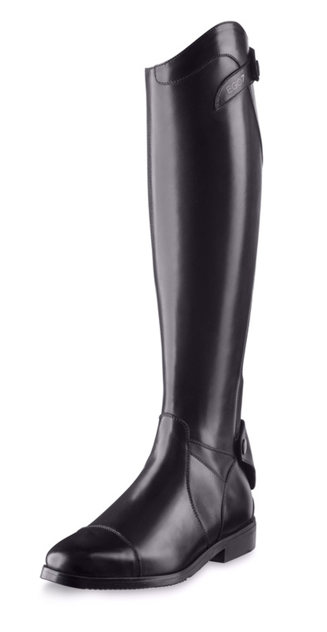 womens tall black leather dress boots