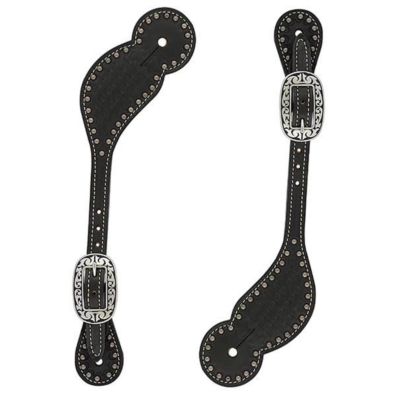 WEAVER SPUR STRAP MENS ADULT BARBED WIRE WESTERN  HORSE TACK
