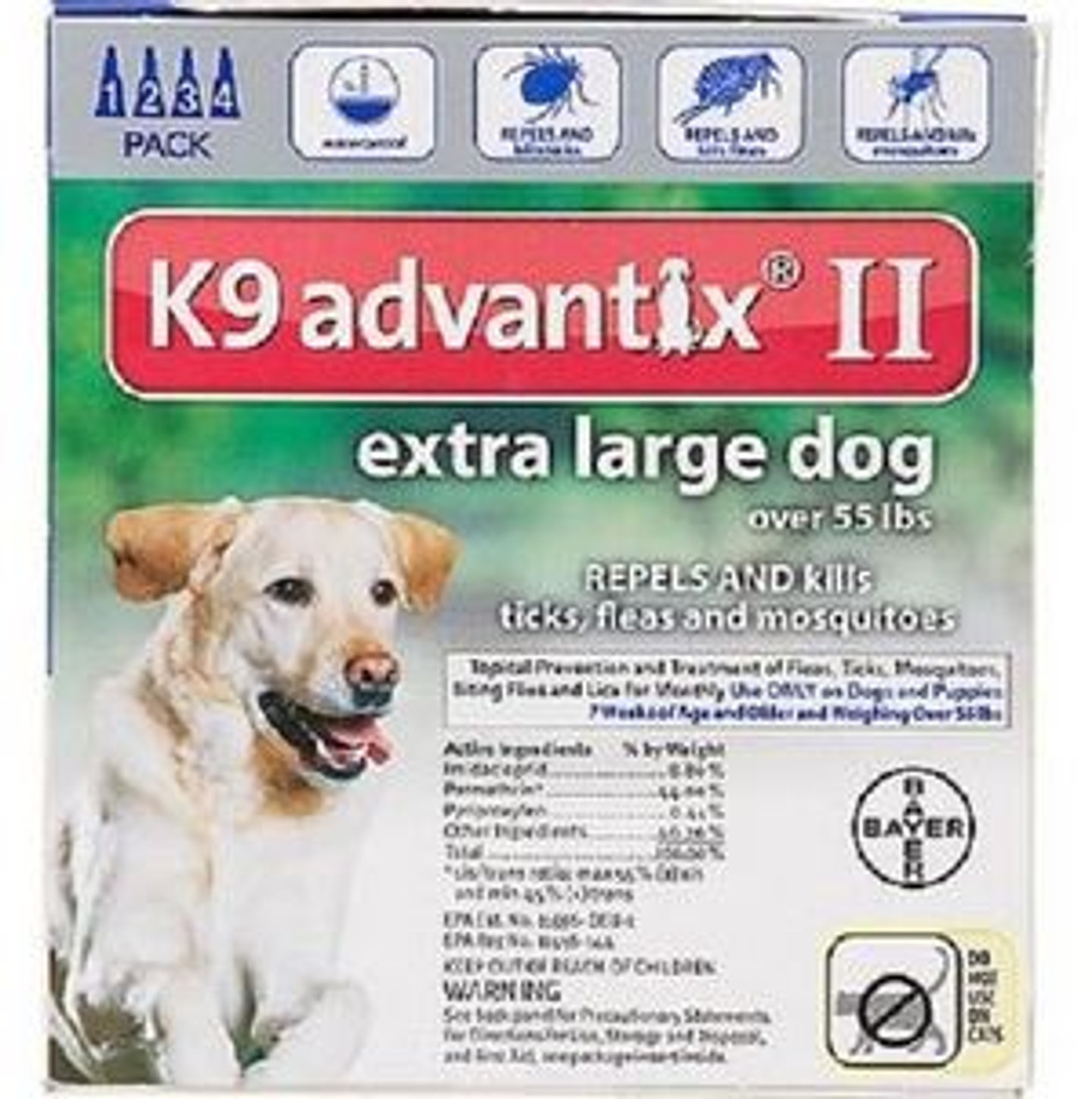 advantix ii extra large dog