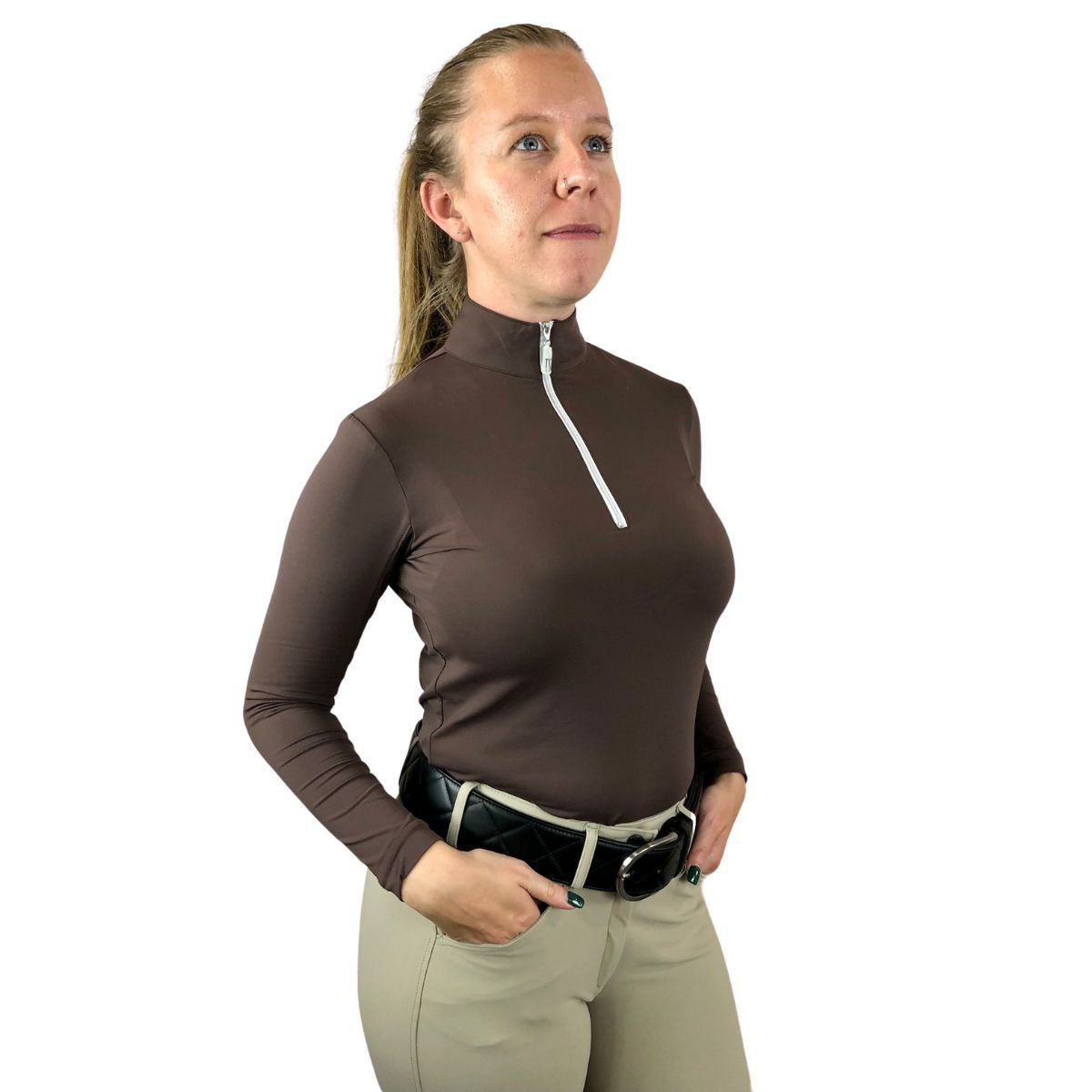 Tailored Sportsman IceFil Long Sleeve Zip Top- Riding Shirts