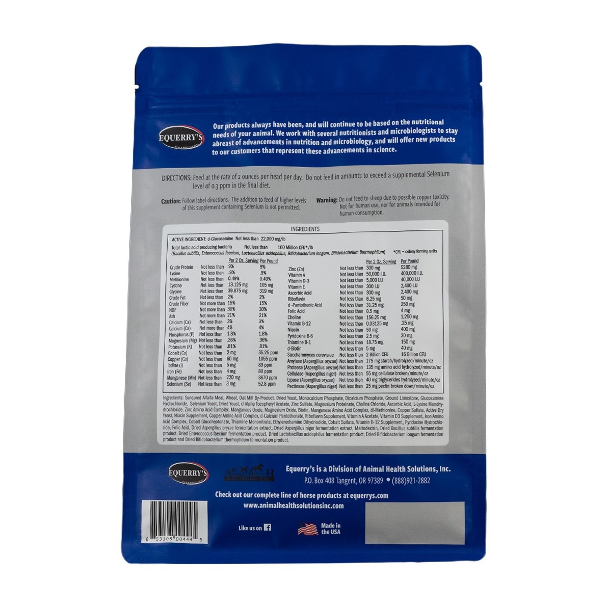 Equerry's Glucosamine Pellets Horse Joint Supplements