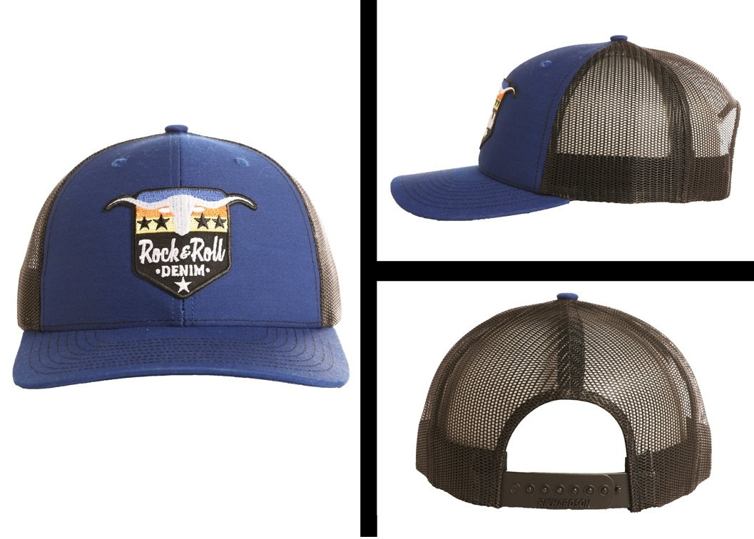 Roll Denim Steer Patch Cap- Baseball Caps
