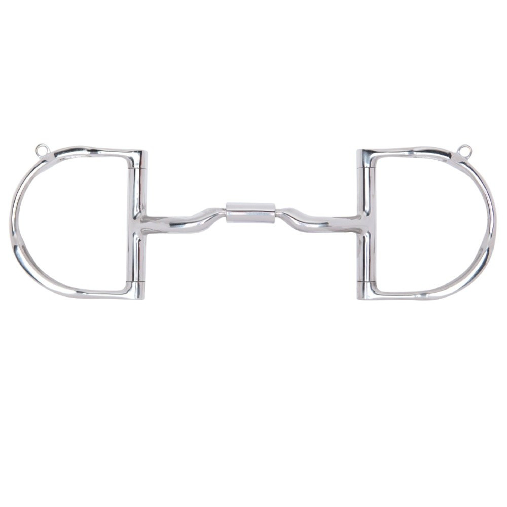 Myler Low Port Comfort Snaffle Dee Hooks English Bits