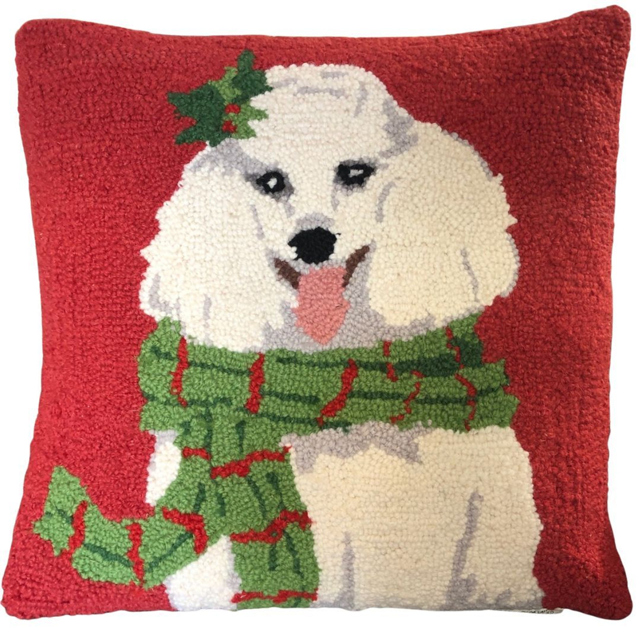 Multi Merry Christmas Pillow by Peking Handicraft