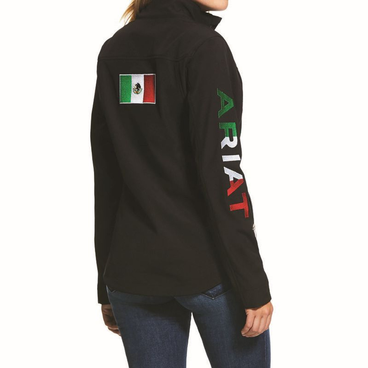 Ariat Men's Black Mexico New Team Softshell Jacket