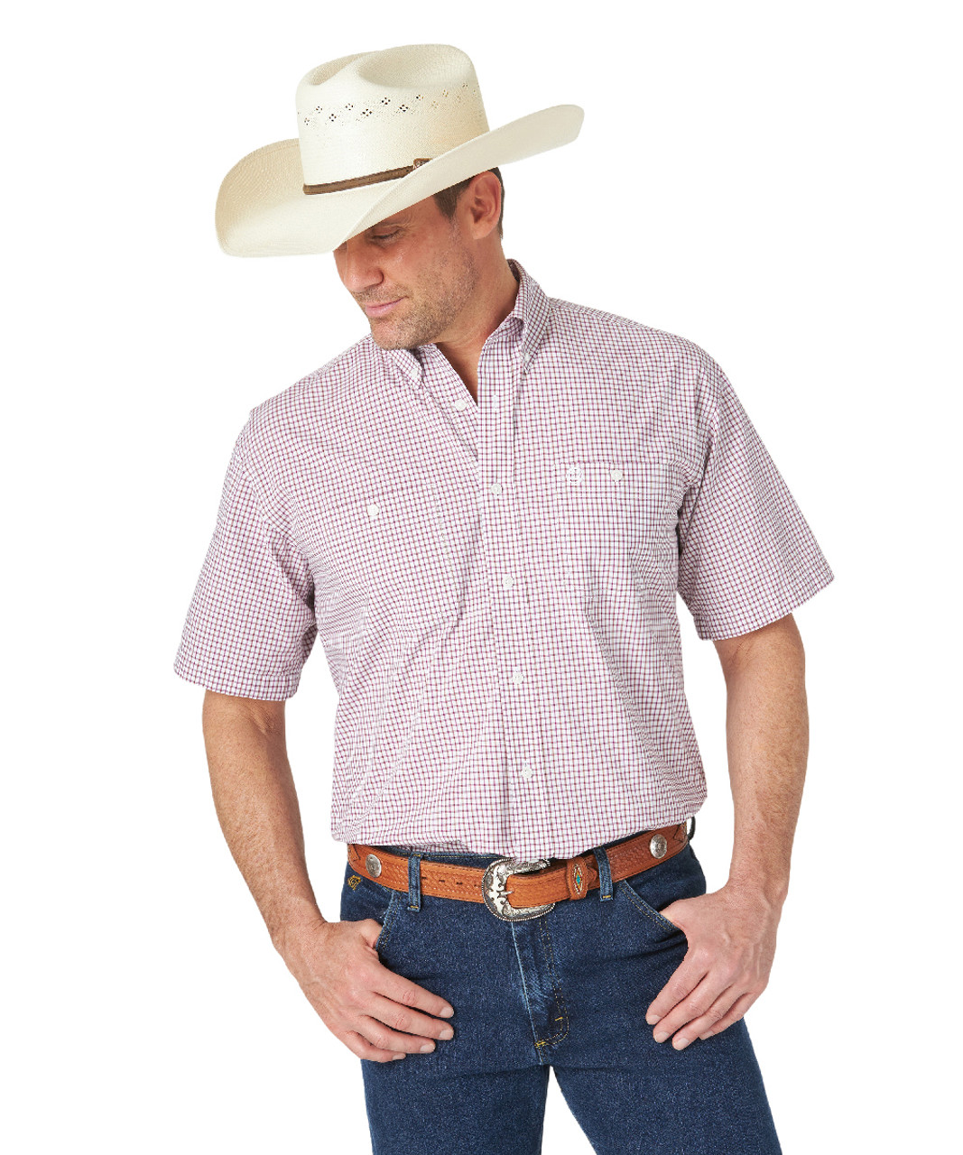 Wrangler George Strait Short Sleeve Shirt Western Clothes