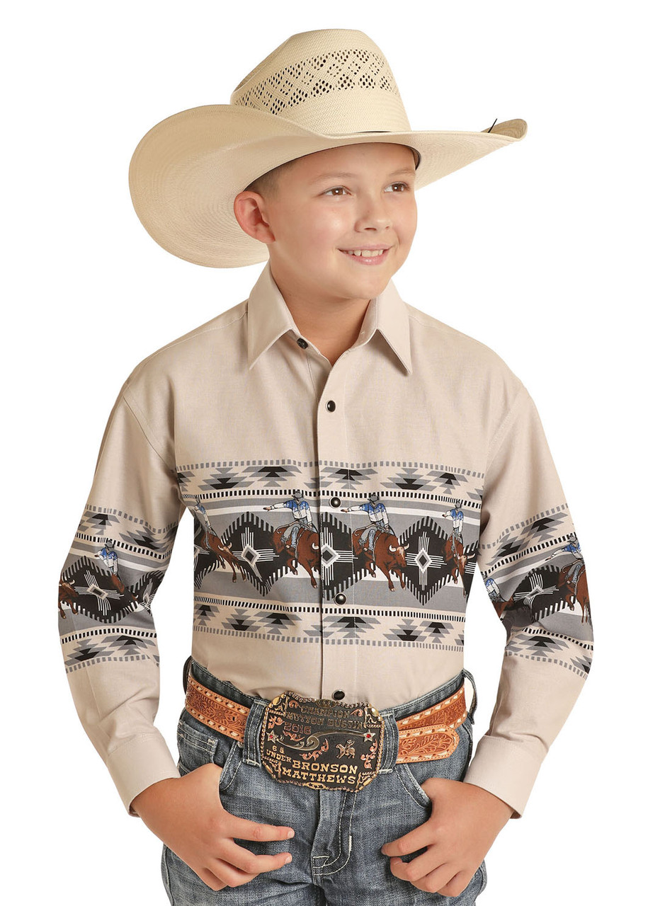 Youth on sale western shirts