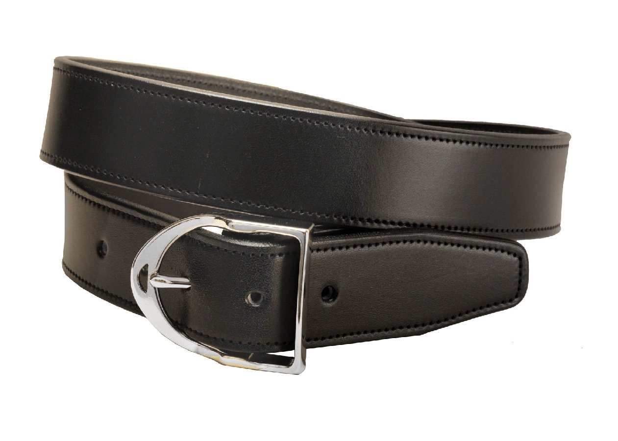 Tory Leather English Stirrup Buckle Belt- Leather Belts
