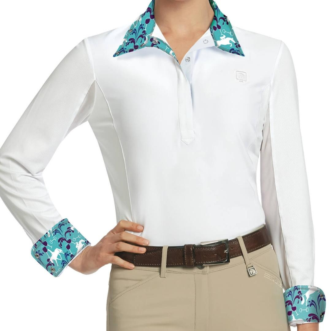 Romfh Lindsay Show Shirt Long Sleeve- Ladies Riding Clothes