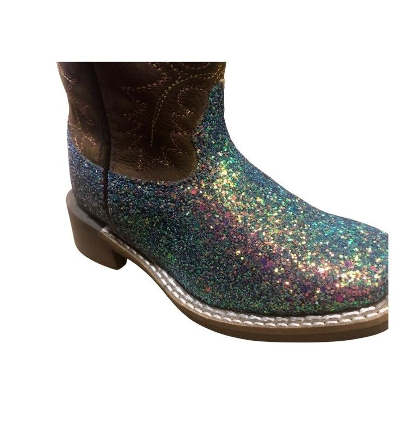 Smoky Mountain Kids Ariel Glitter Boots Children's Western Boots