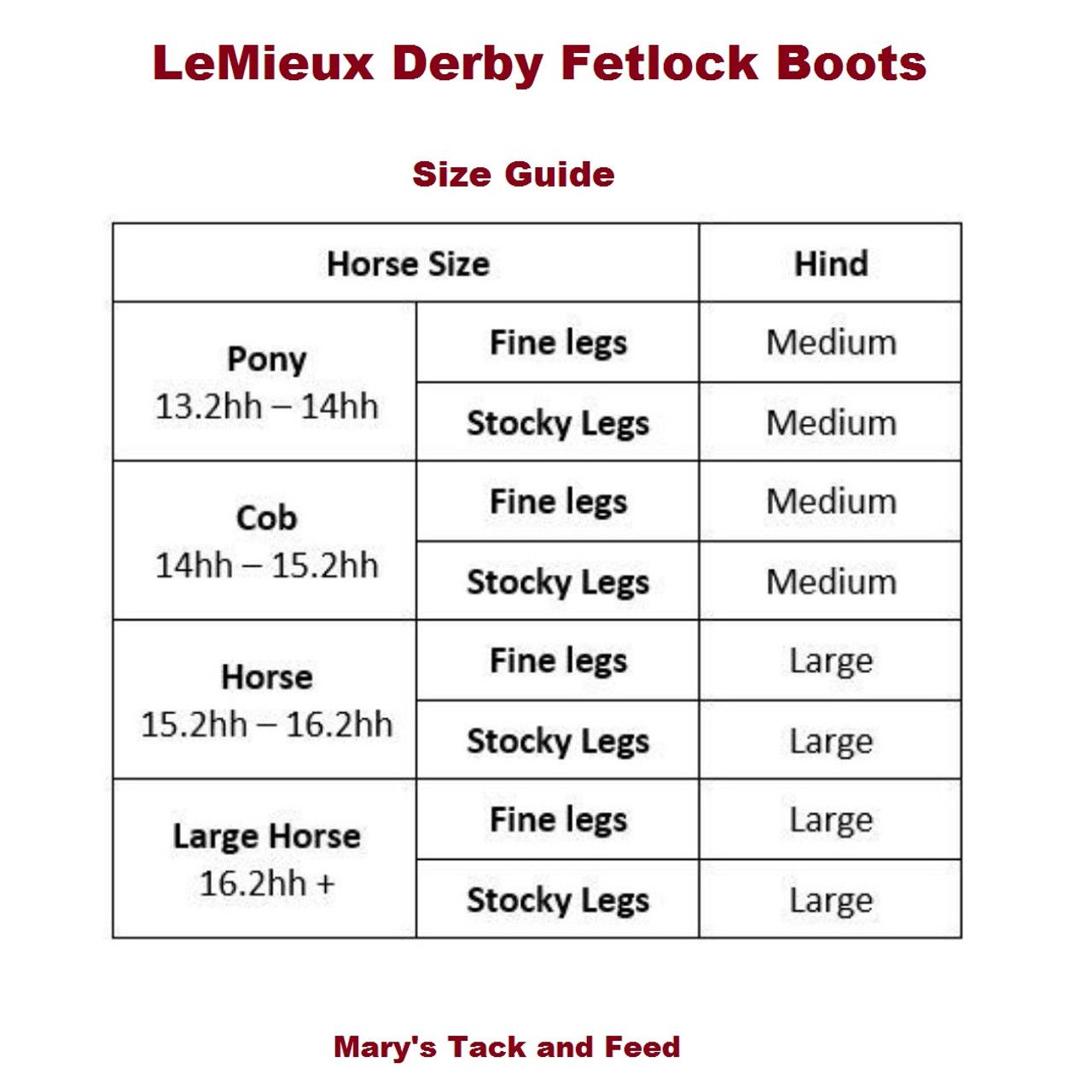 LeMieux Derby Fetlock Boots Horse Ankle Jump Boots
