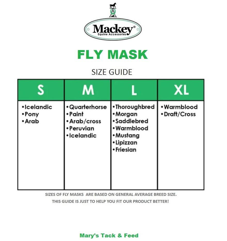 Mackey Dandy Dot Fly Mask- Horse Fly Protection