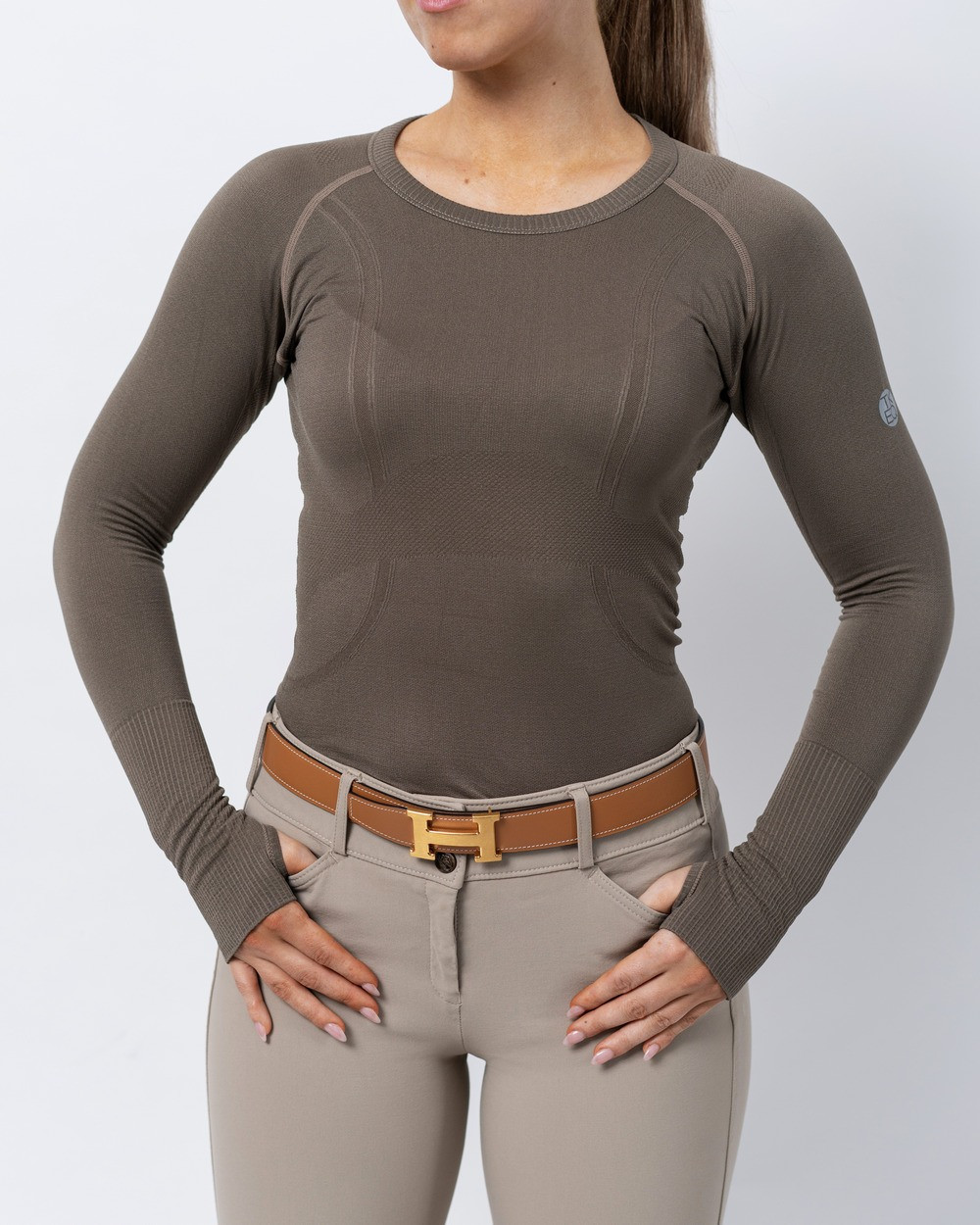 TKEQ Kennedy Seamless LS Shirt- Ladies Riding Shirts