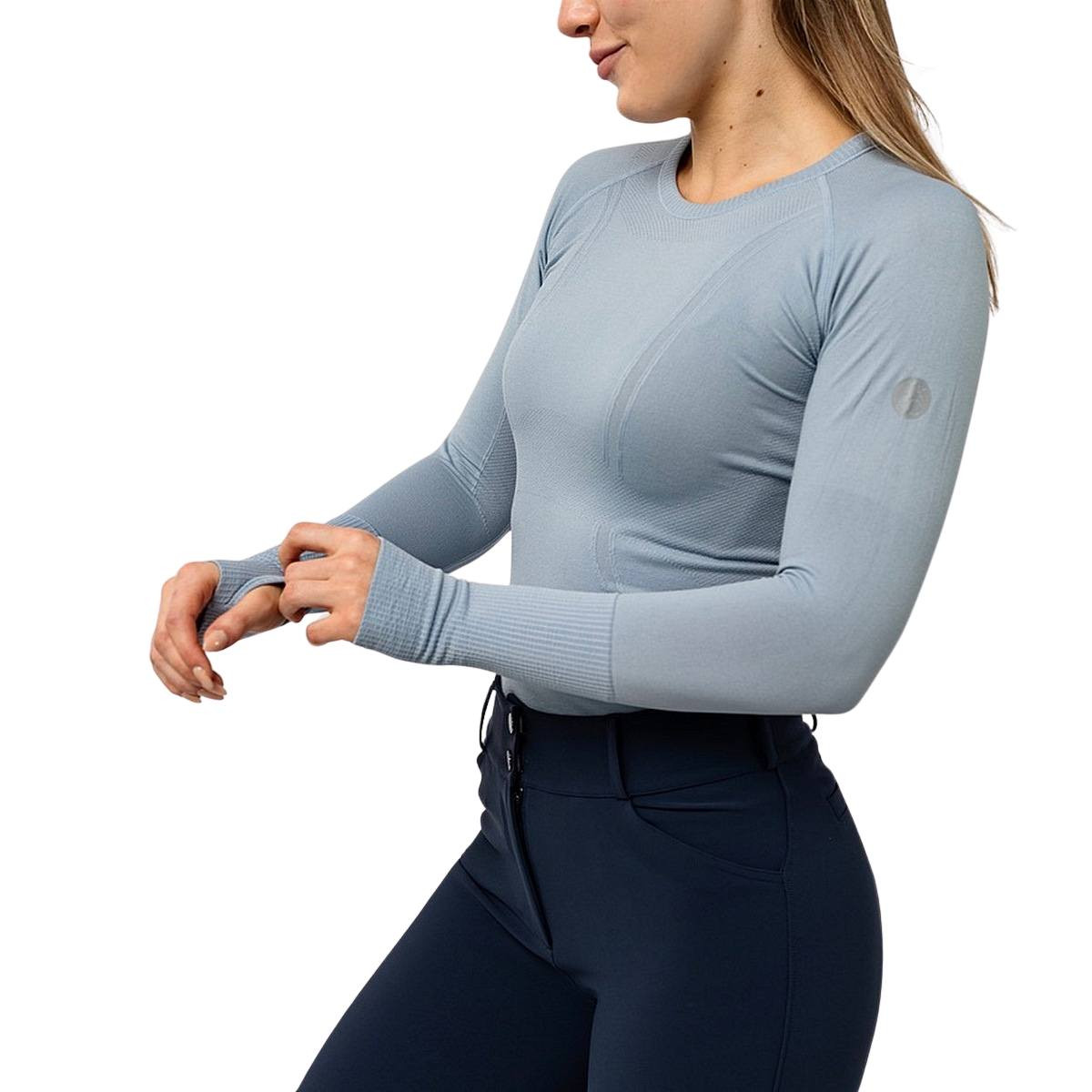 TKEQ Kennedy Seamless LS Shirt- Ladies Riding Shirts