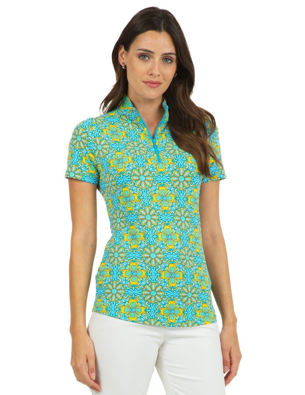 IBKUL IceFil Sun Shirt Short Sleeve- UV 