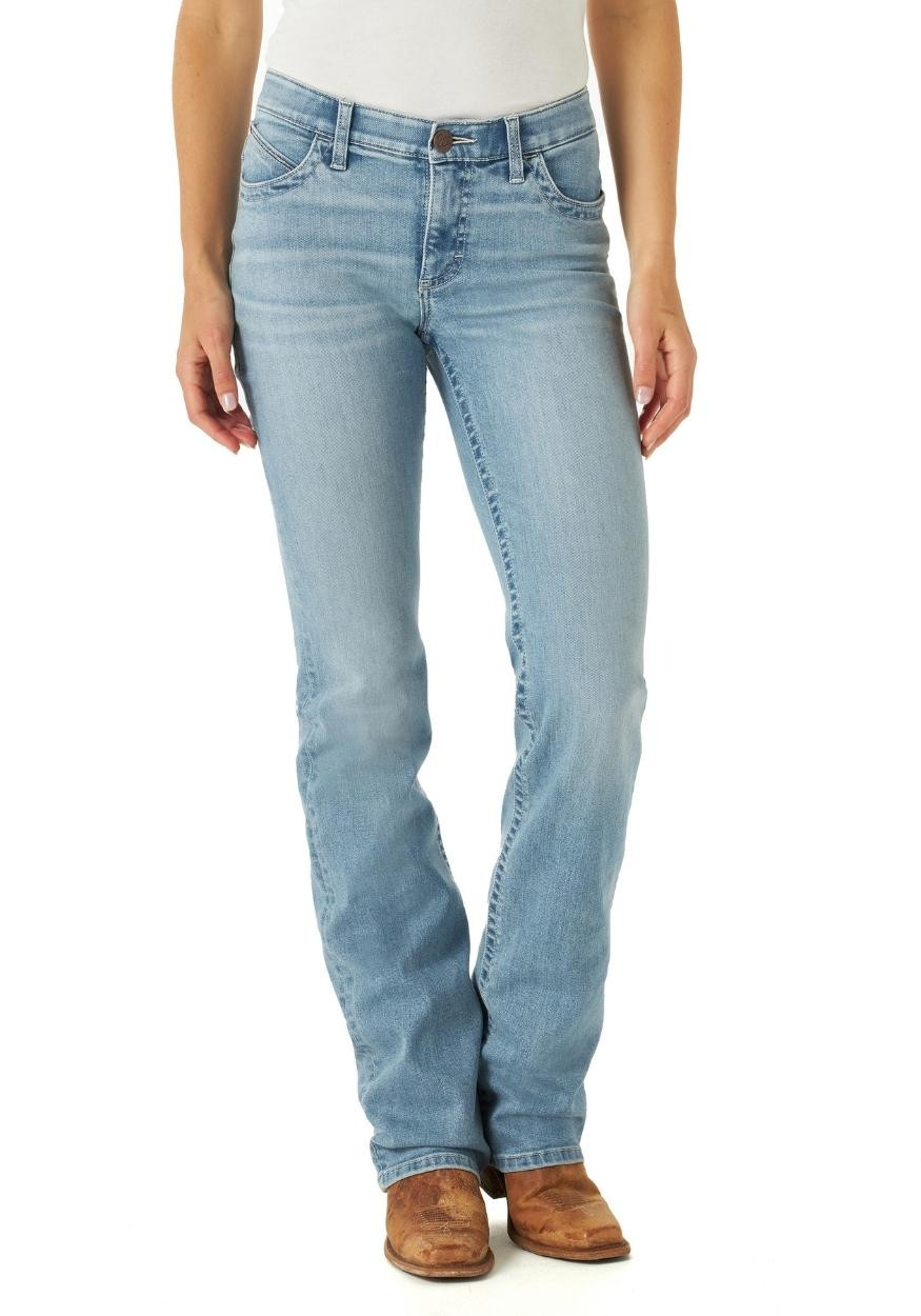 Wrangler Willow Riding Jean Light Wash 