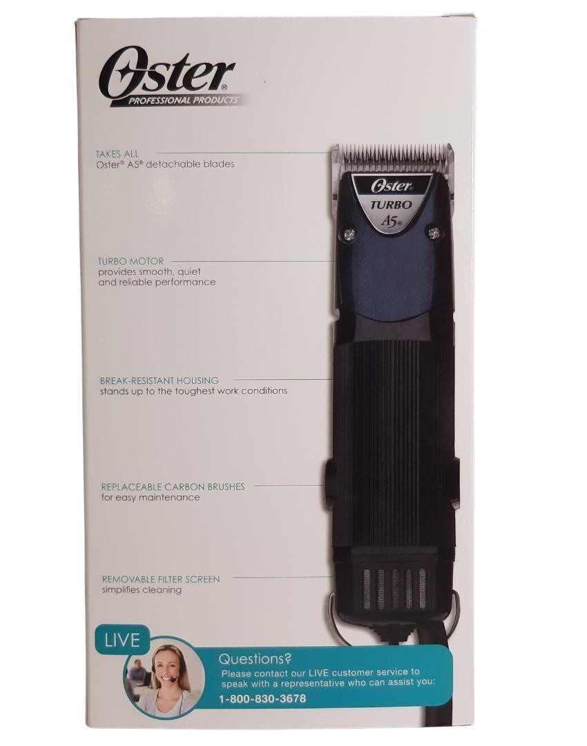 Oster Turbo A5 Single Speed Clipper- Horse Clippers