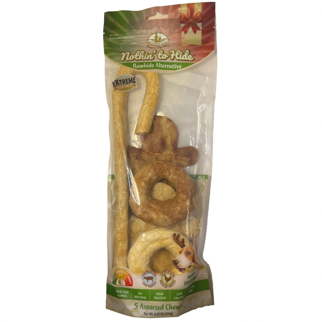 Nothin' to Hide Dog Chews Holiday Gift Pack Dog Treats