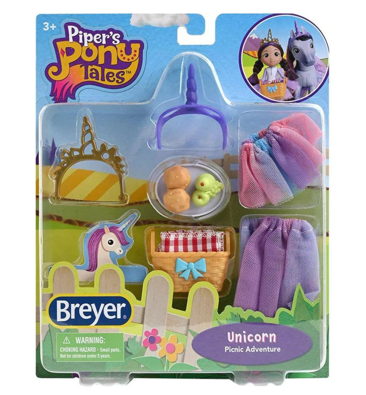 Klassificer Whitney spænding Breyer Piper's Pony Tales Unicorn Picnic Set- Breyer Toy Accessories