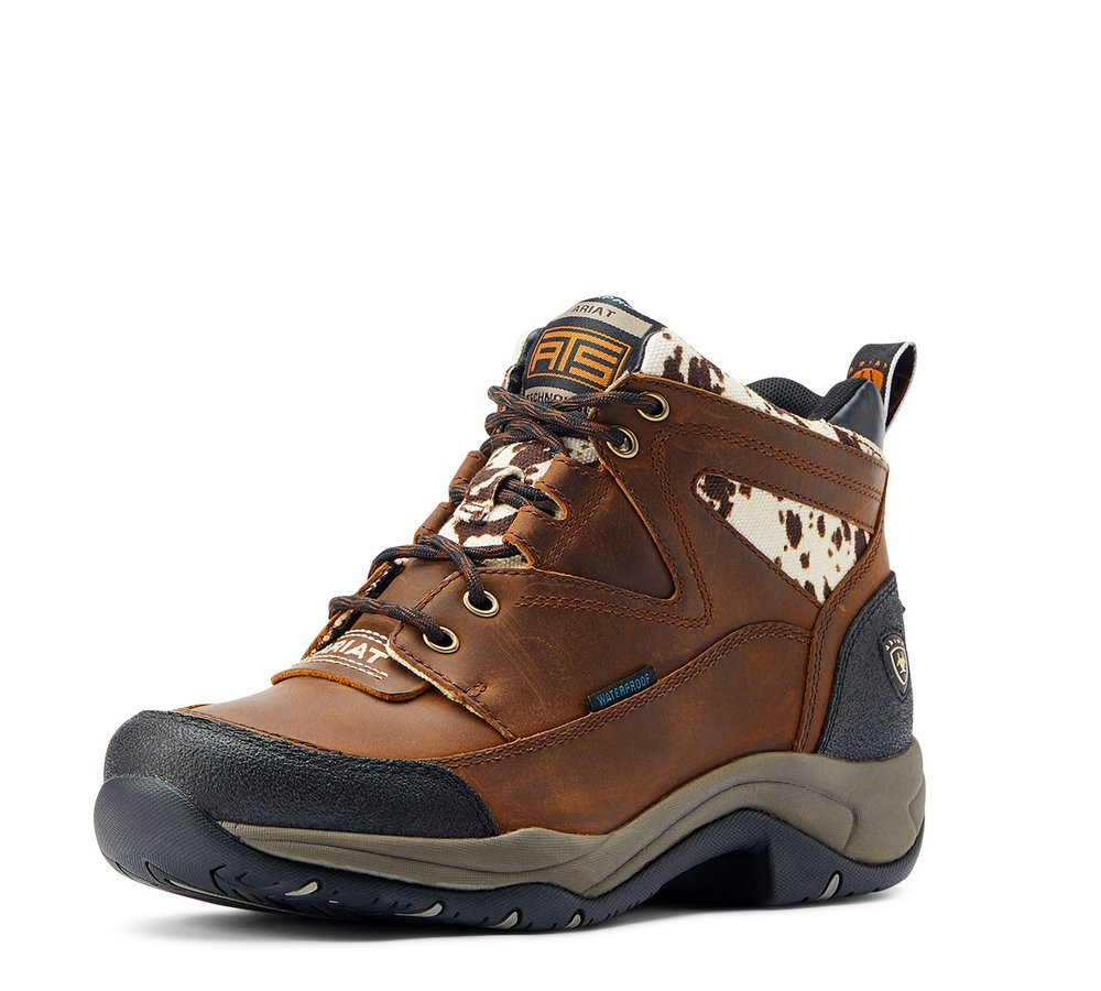Brand new Real Cow Leather Print Hiking Boots Ariat Women main image 4