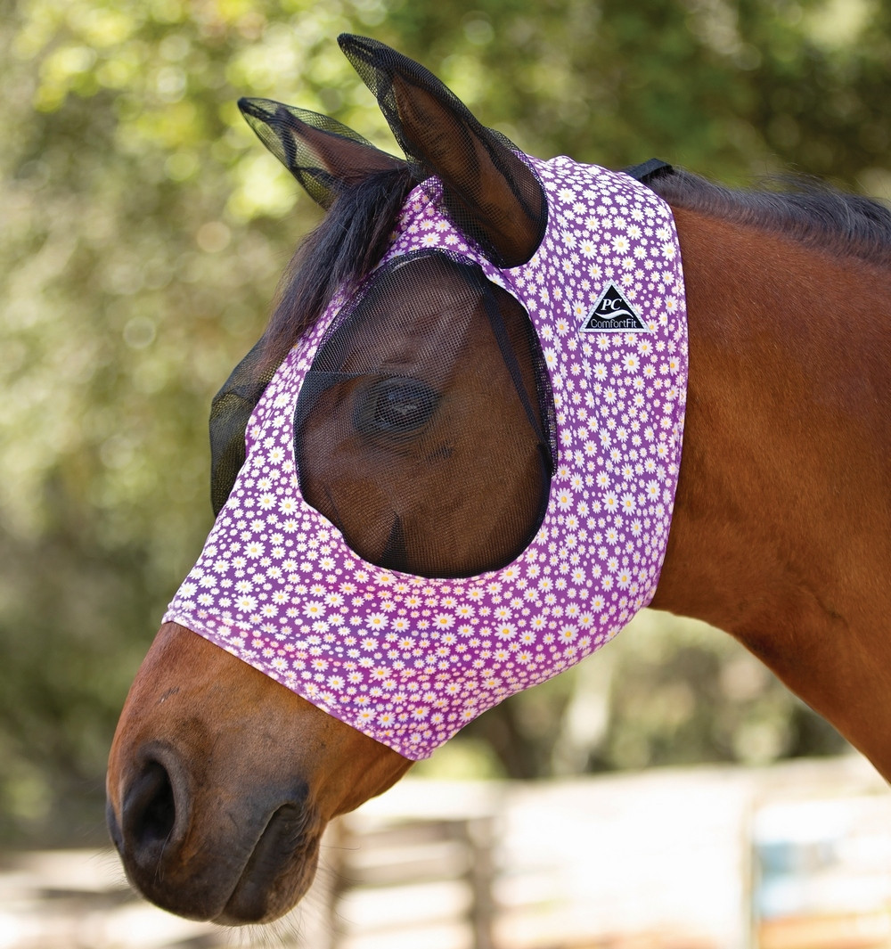 Professional's Choice Comfort Fit Lycra Fly Mask Horse Fly Protection