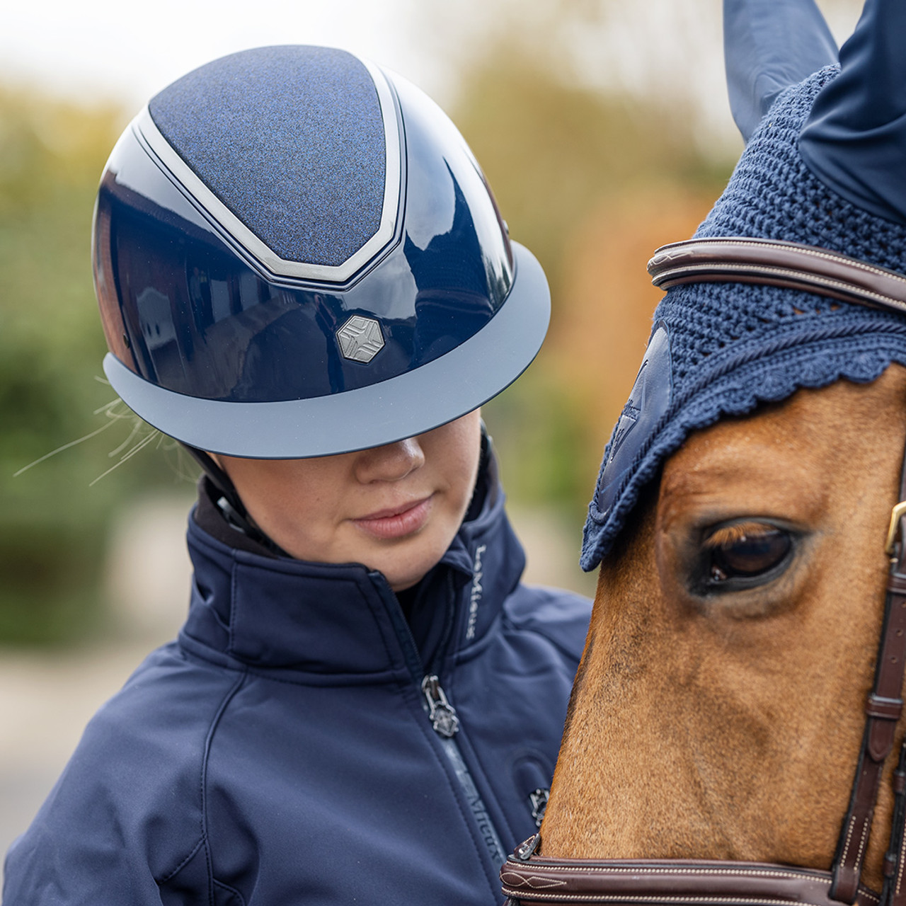 Charles Owen Kylo EQx Helmet Sparkly Wide Peak