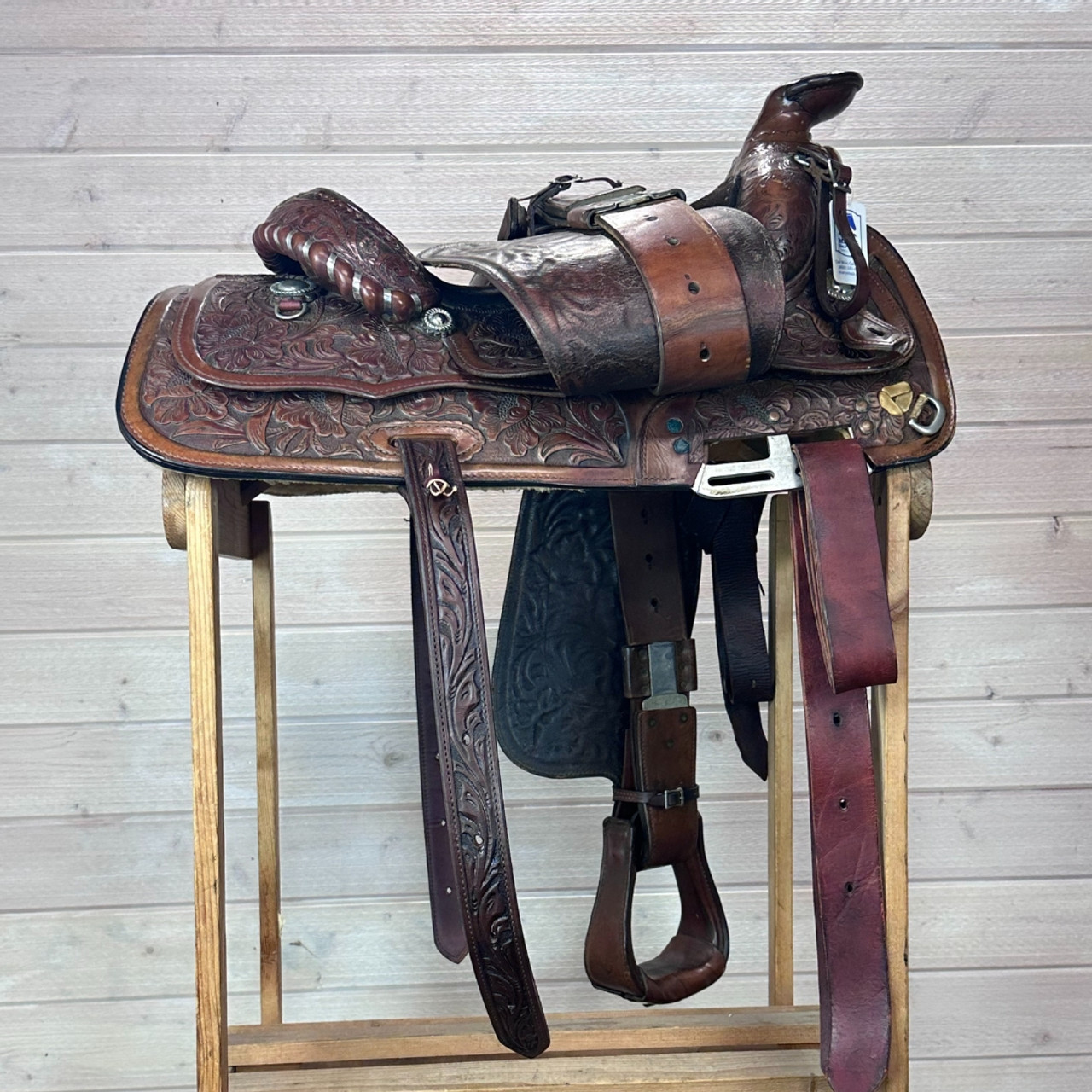 14 Used Circle Y Kelly Kaminski Swift Flex2 Western Barrel Saddle