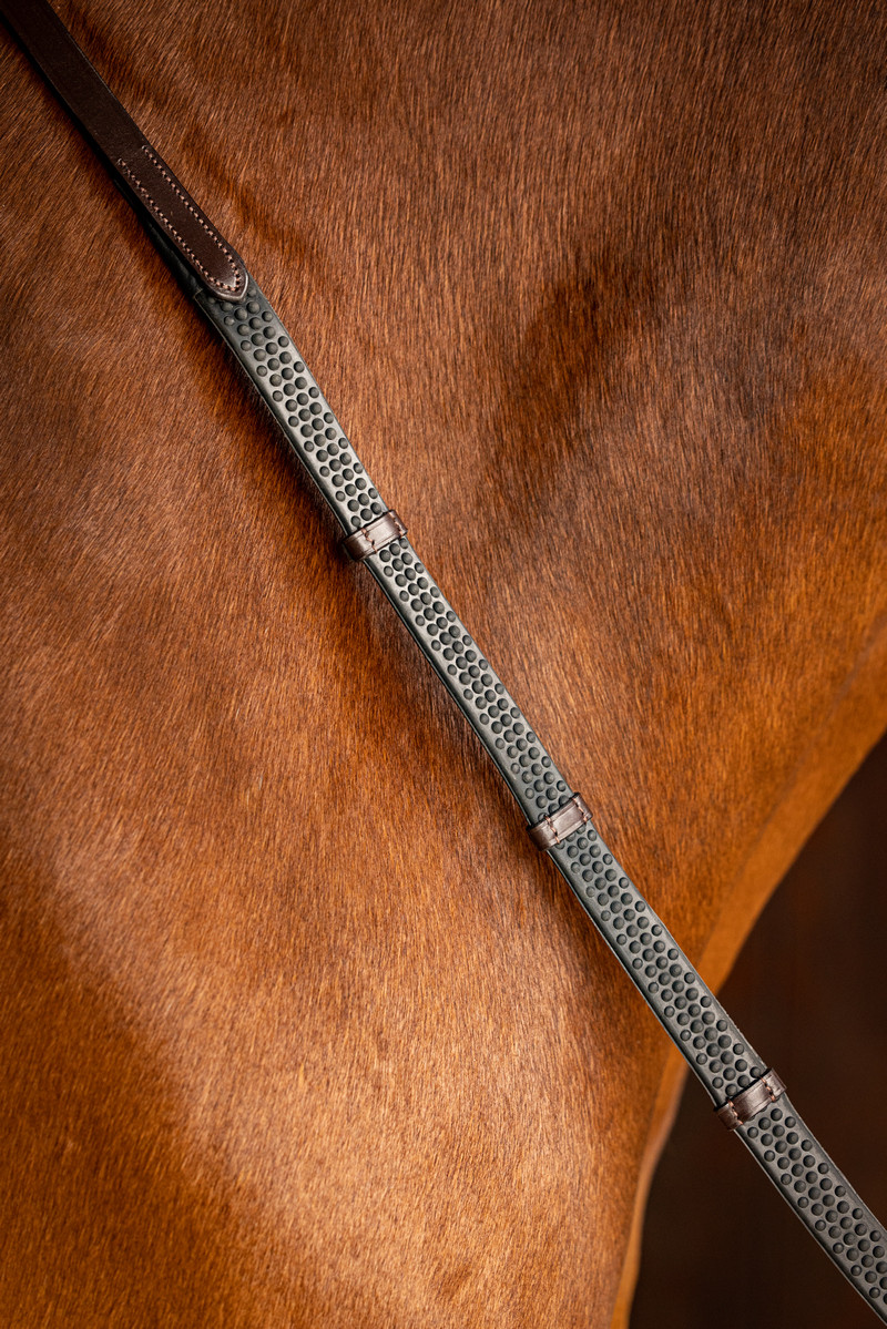 LeMieux Soft Rubber Reins with Stops English Horse Tack