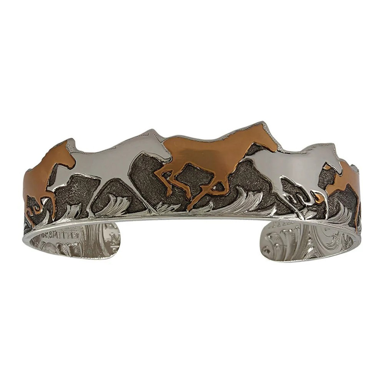 Montana Silversmiths Rumbling Earth Mineral Attitude Bracelet, ABC4875 -  Wilco Farm Stores