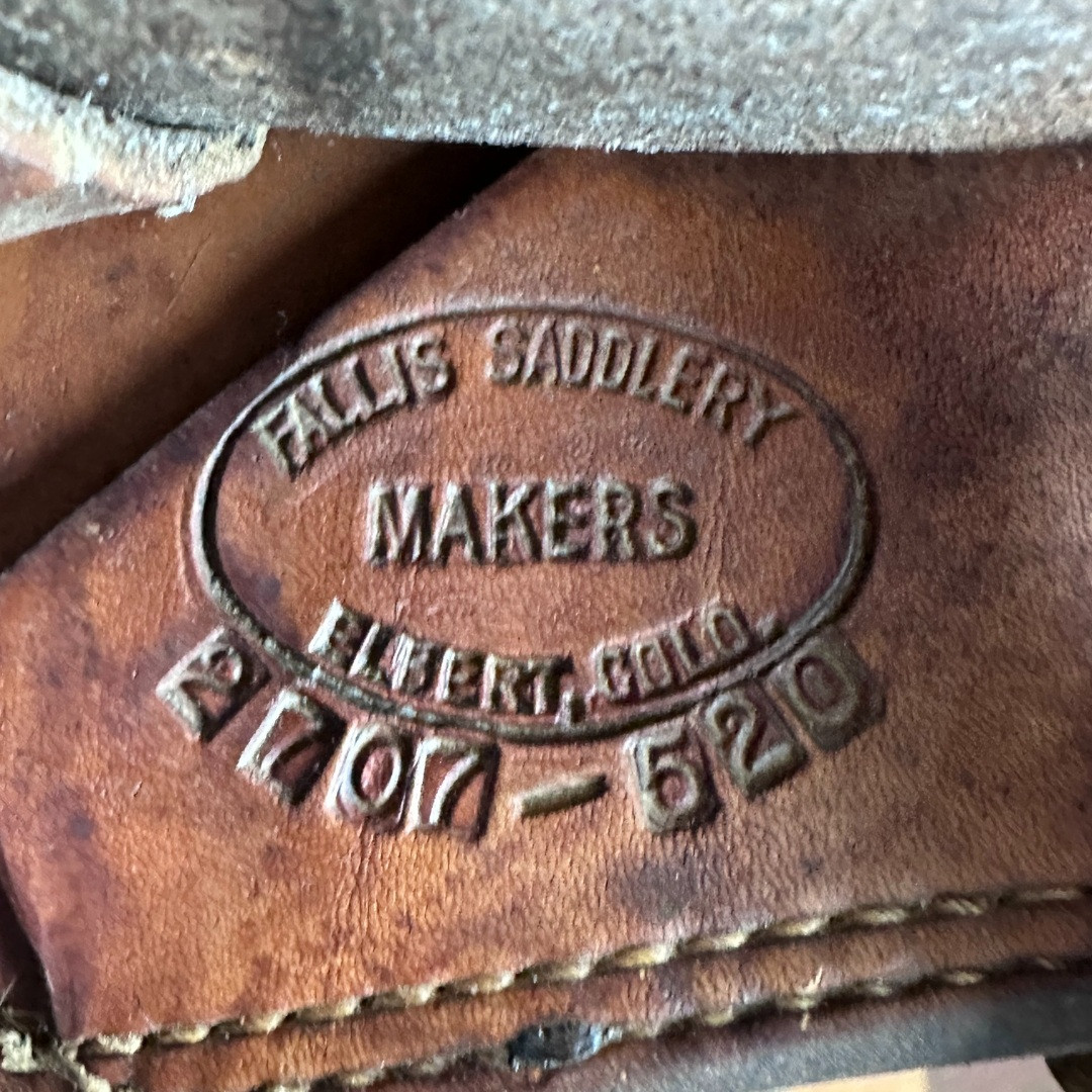 Used Original Slim Fallis Balanced Ride Western Saddle Western Tack