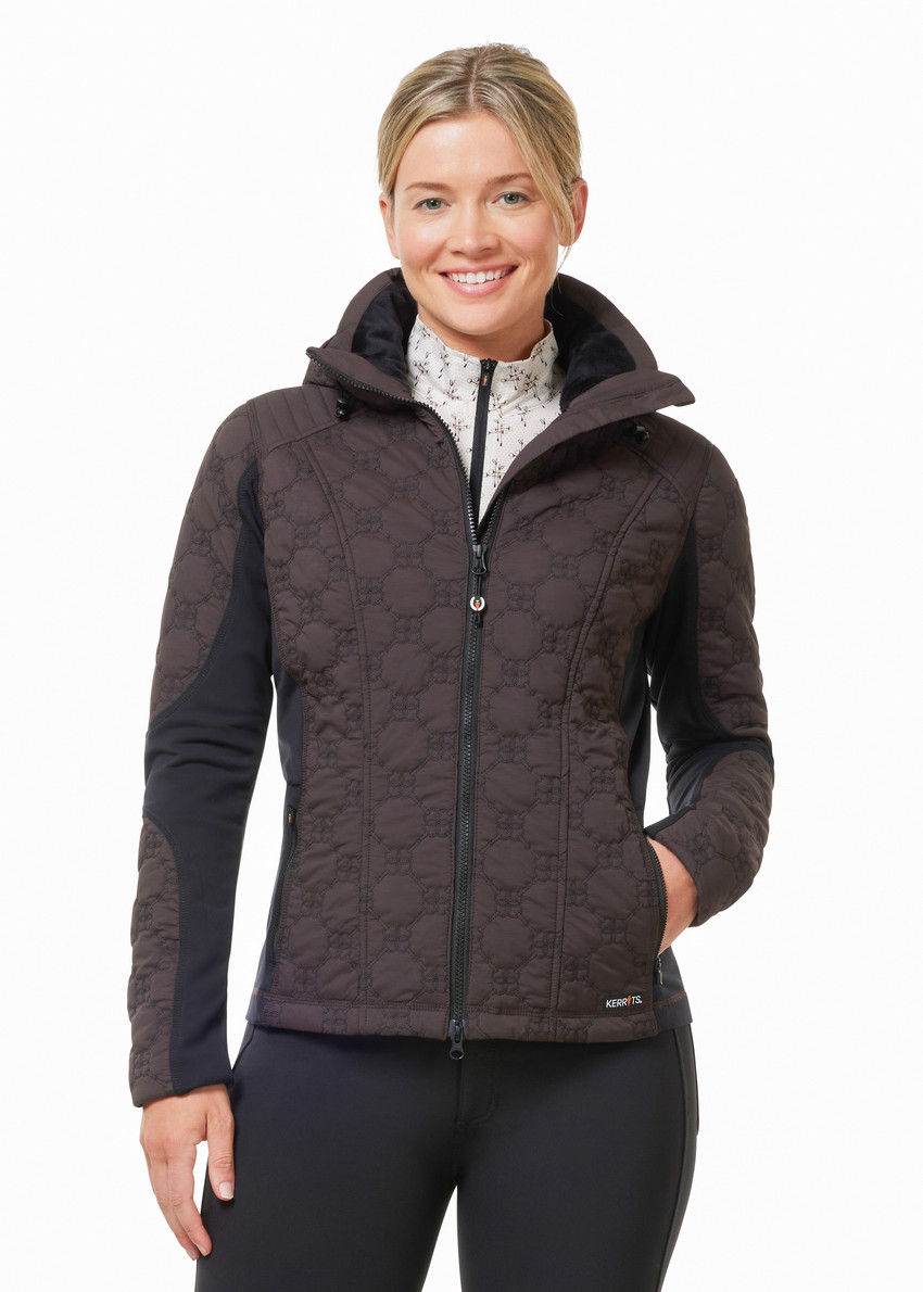 Equestrian Sport Kerrits Quilted Moto Jacket Kerrits Acclimate