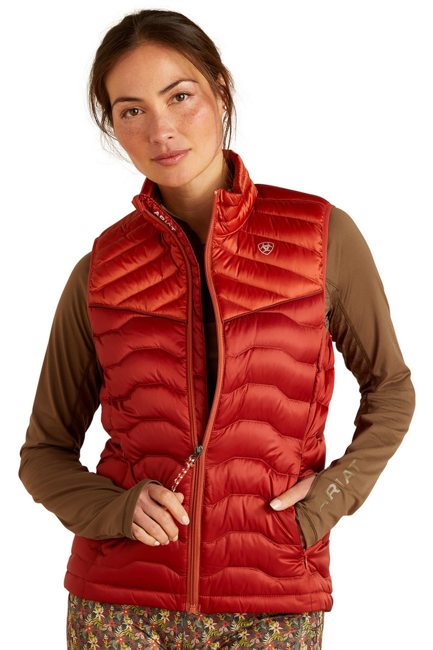 Ariat Ideal Down Vest Two-Tone- Ladies Riding Outerwear