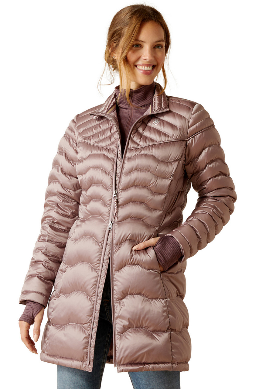 Down feather sales coat womens