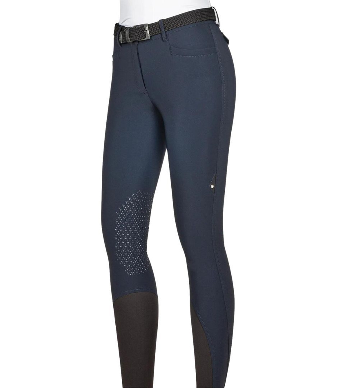 【中古・未使用品】エクイライン PANTALONE Breeches フルグリップ キュロット EQUILINE 44 ネイビー N08873 レディース 乗馬 馬術 中古・未使用品】エクイライン PANTALONE Breeches フルグリップ