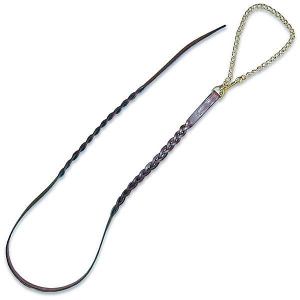 Nunn Finer Braided Leather Shank Horse Leads