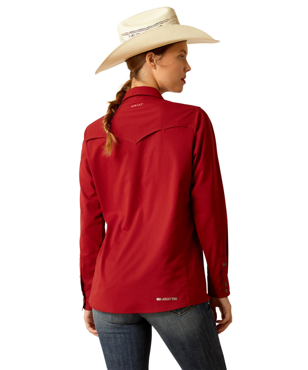 Ariat Western VentTEK Stretch Shirt Sun-Dried Tomato