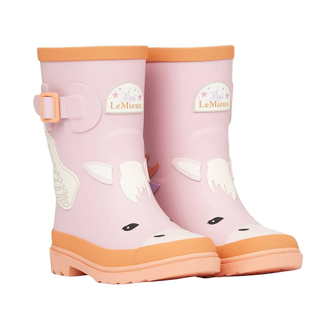moss littledipper モス　リトルディッパー LeMieux Mini Puddle Pals Wellies- Children's Rainboots