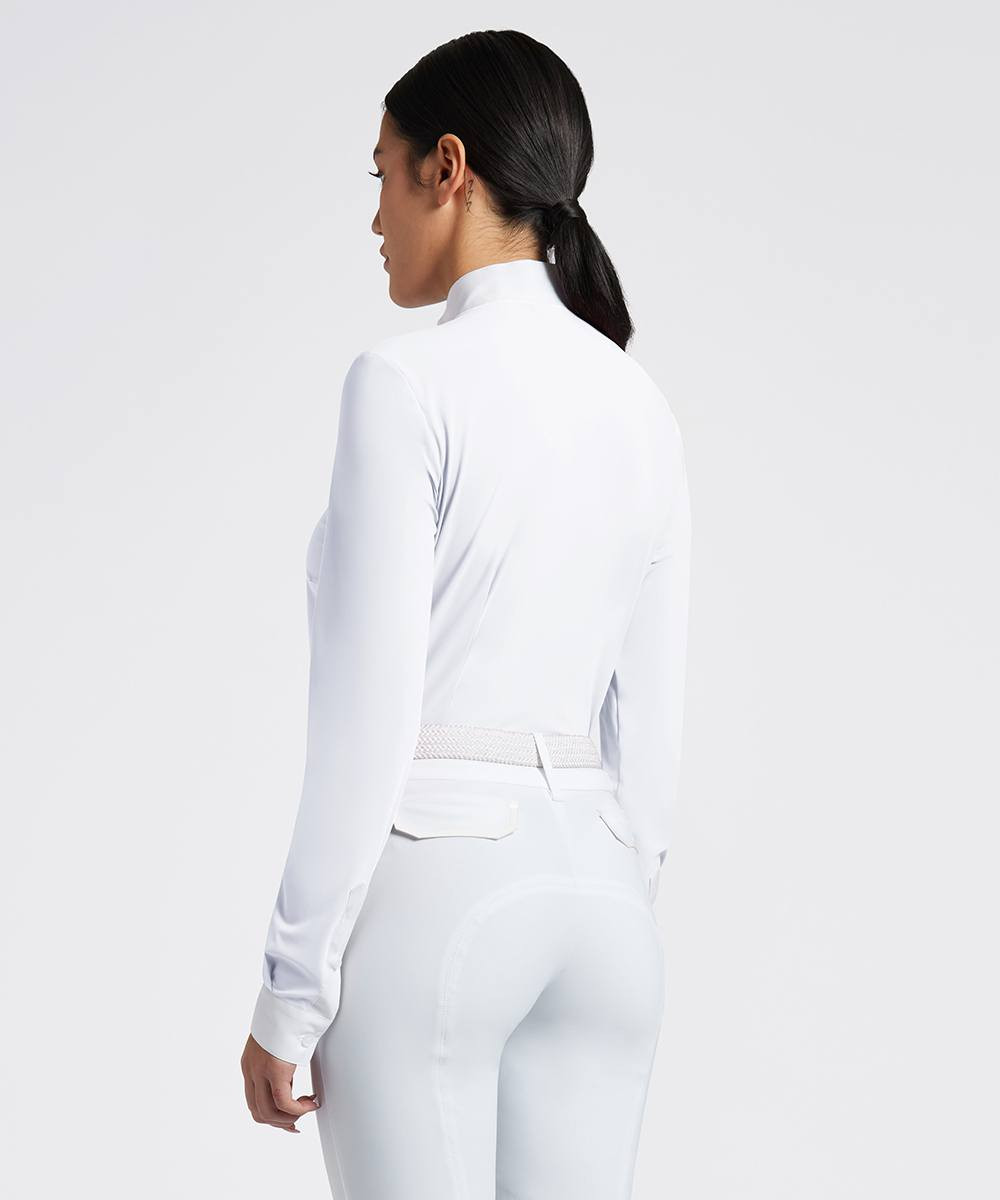 Cavalleria Toscana Pleated Bib LS Show Shirt