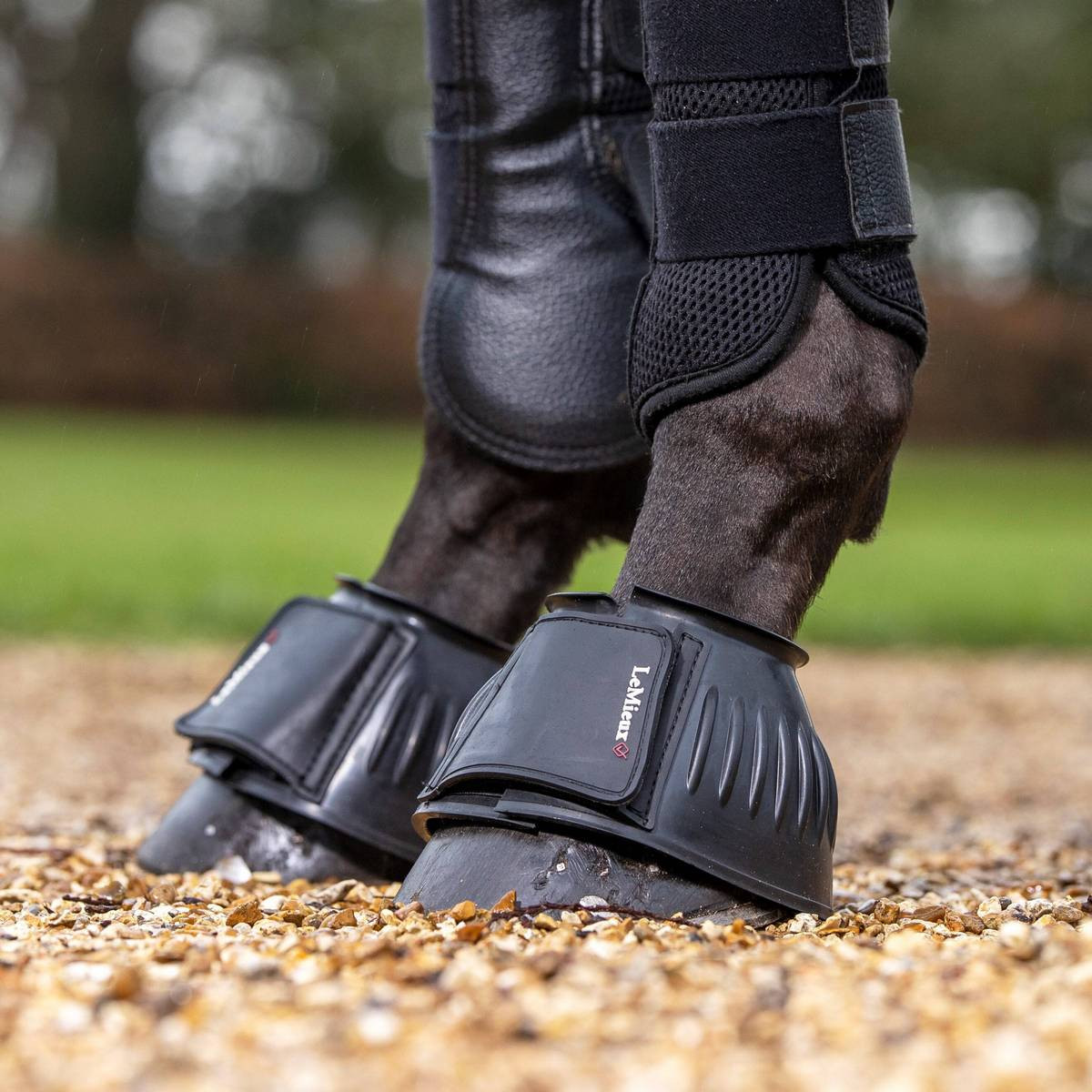 LeMieux Rubber Bell Boots- Horse Overreach Boots