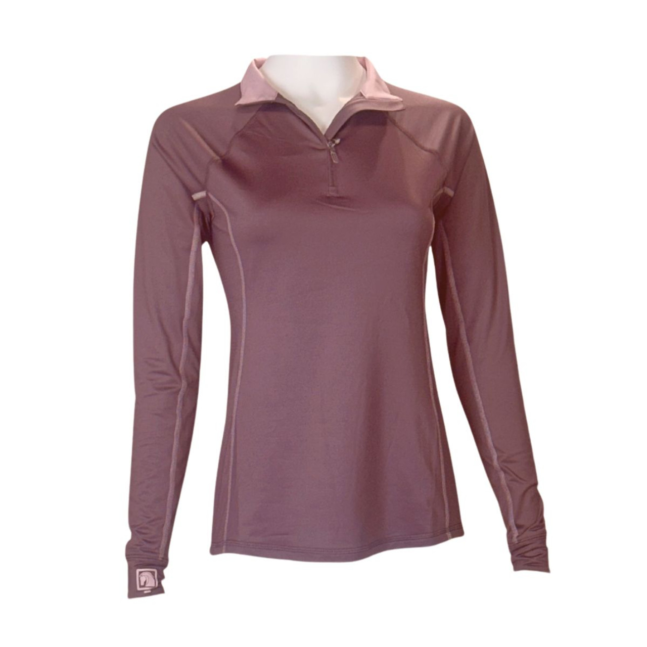 Romfh Quarter Zip Long Sleeve Sun Shirt- Riding Tops