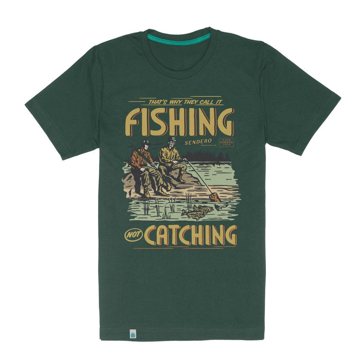 トップス vaultroom FISHING TEE Sendero Fishing Not Catching T-Shirt- Western Tees