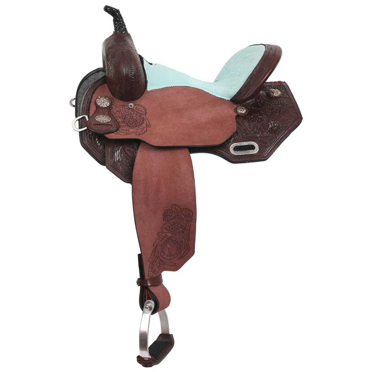 Circle Y Sarah Rose Briar Rose Barrel Saddle 1405