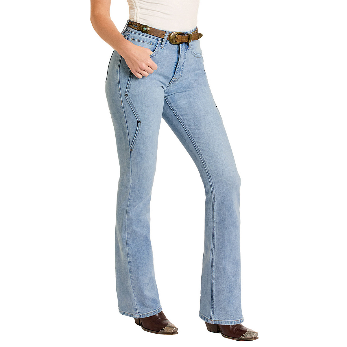 Rock & Roll Denim ZigZag Bootcut Jeans