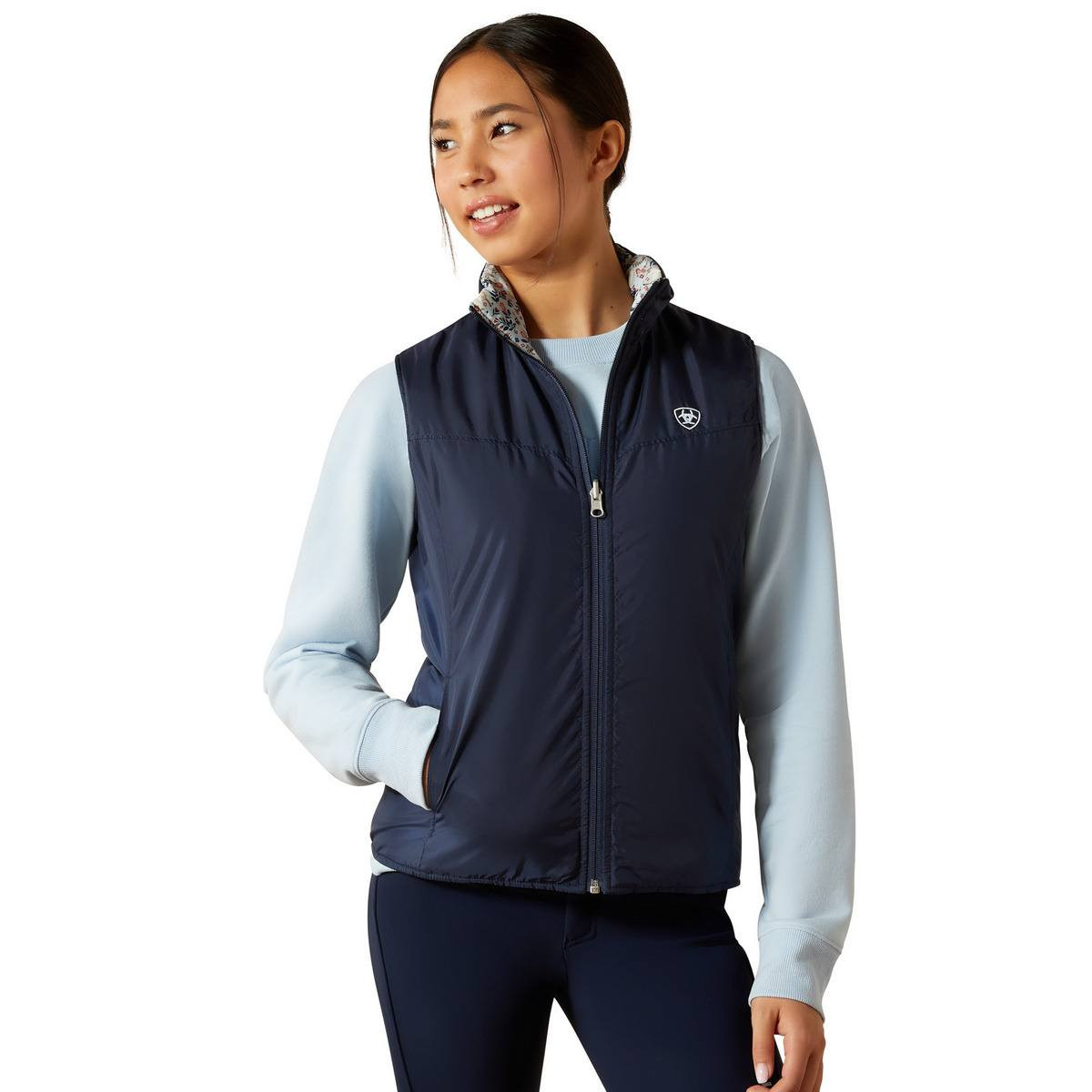【新品未使用】ARIATアリアト ベスト リバーシブル レディース 乗馬ブランド Girls' Ariat Bella Reversible Vest | Posey Pony